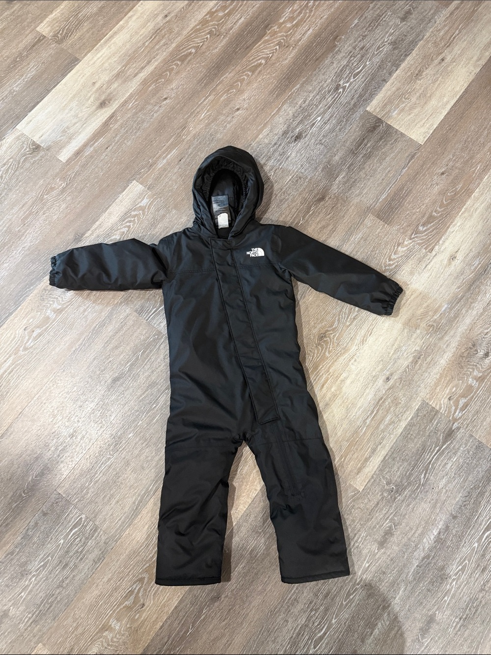 The North Face Black Kids' Hooded Insulated Snow Suit